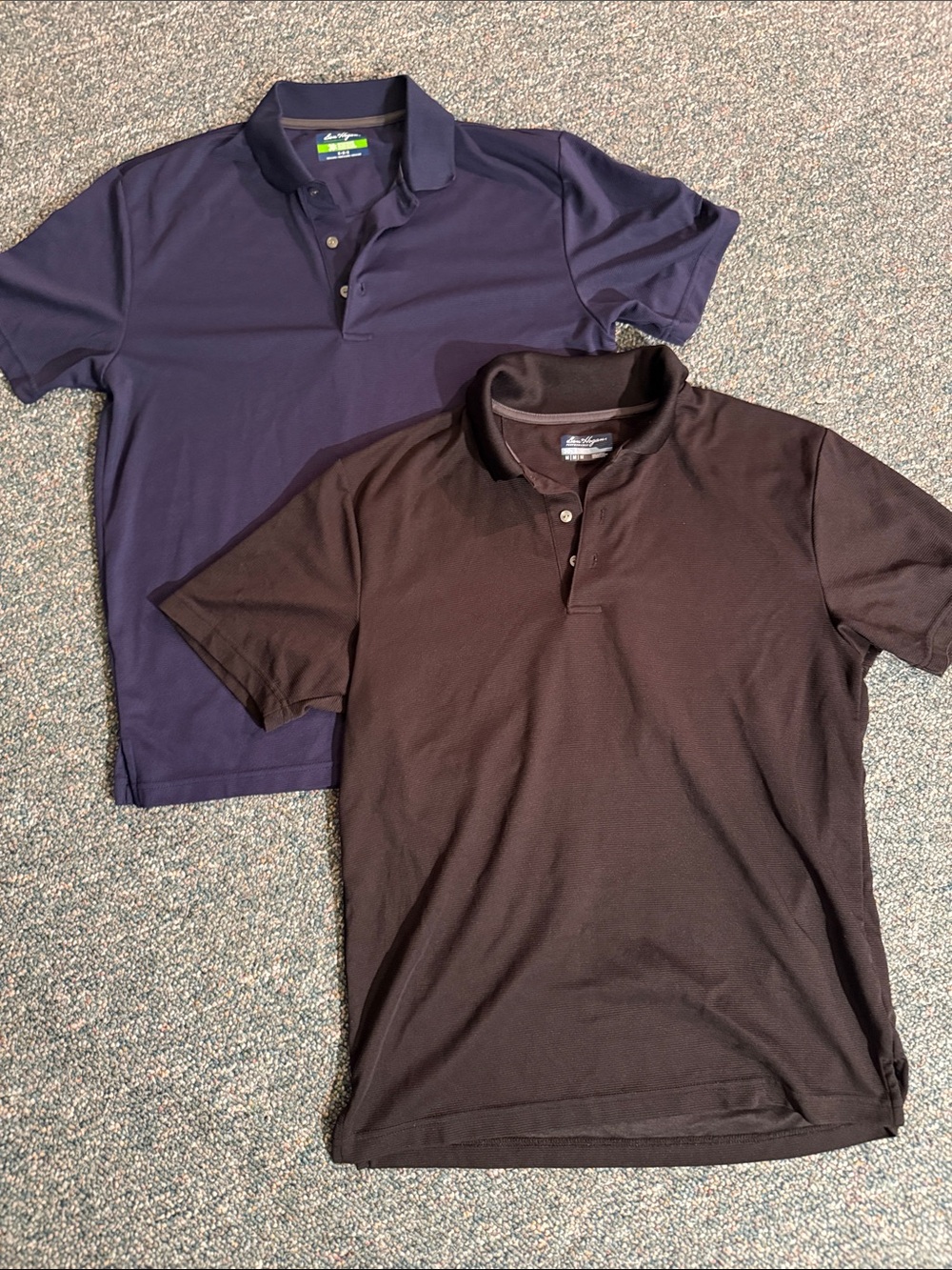 Men's Performance Polo Shirt - Navy and Black (set of 2)